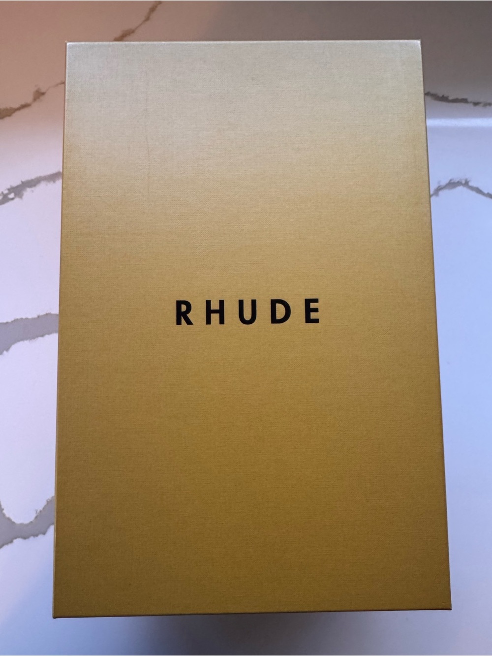Rhude Rhecess Hi White/Yellow Leather Sneakers - Size 12 - Picture 16 of 16